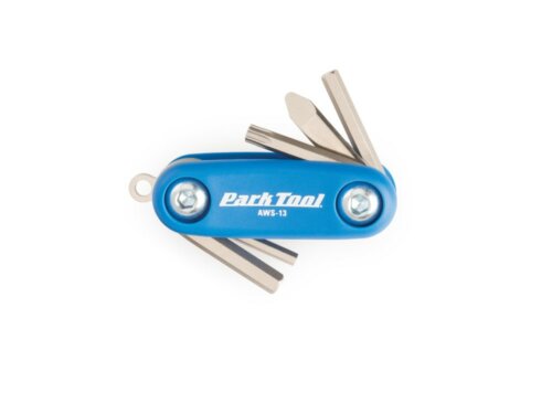 Park Tool AWS-13 Micro Folding Hex/Screwdriver Set